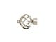 Decor Depot Brushed Silver 32mm Finial Twist