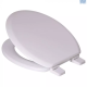 Solo Toilet Seat MDF White PP Hinge 202944