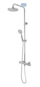 Bijiou Durance Shower Column Wall Mount Mixer Chrome 215288