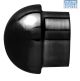 Decor Depot Steel Rod 25mm Black Finial Dome