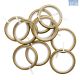 Decor Depot Steel Rod 32mm Brushed Bronze Metal Rings