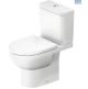 Duravit Toilet Rimless White Suite WD Hor Out Close-C 650mm