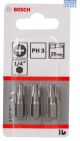 Bosch Screwdriver Bit 25mm PH3 3Pc