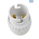 Radiant Lamp Holder Cord Nylon White B22 10mm RE320W
