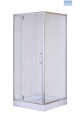 Alpx Shower Cubicle Pivot White 900x900 6mm PEX8604W