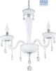 Eglo Carpento Chandelier White Glass 3xE27 39112