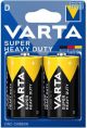 Varta Batteries Super Life D Size 2 pack