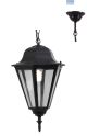 Eurolux Pendant Lantern 6Panel Black O8B