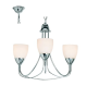 Radiant Tulip Chandelier 425mm Chrome 3 Light RCH33