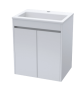 Lecico Cabinet and Basin W.Hung White 500x360x620 Contrarre