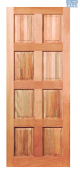 Door Meranti 8 Panel Engineered