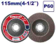 EMTOP Flap Disc 115mm P60 EFDS1154