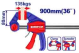 EMTOP Quick Bar Clamp 80x900mm ECLPQ80361