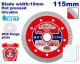 EMTOP Diamond Cutting Disc 115mm Ultrathin Wet EDDCH81151