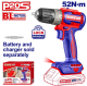 EMTOP Cordless Drill 10mm 52Nm (no battery) ECDL204531