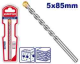 EMTOP Masonry Drill Bit TC Tip 5mm ECDB020585