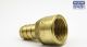 Alpx Swage Connector 20mm Brass YL1003B20