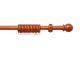 Decor Depot Wooden Rod Set 28mm Mid Brown 2.5M