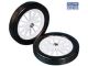 Kedla Castor Wheel 180mm PVC Spoked (Pair)