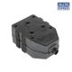 Eurolux Janus Coupler Dbl PVC Black EM9