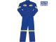 Overalls 4362 Reflective Royal Blue Size 38 Poly