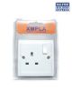 SWITCH Single Socket Outlet 13A Flush Curved