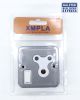 SWITCH Single Socket Outlet 15A Metal Surface