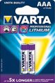 Varta Batteries Pro Lithium AAA 2 pack