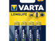 Varta Batteries Long Life AAA 4 pack