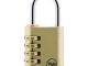 Yale Padlock 40mm Brass Combination