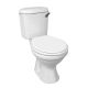 Toilet Suite Coral Front Flush White