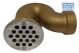 Sunridge Brescia Shower Trap Round Top Brass