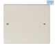 Eurolux Blank Plate White 3x3 BS ES100