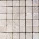 Tile Mosaic NC Med Travert Tumbled 25x30 sheet