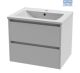 Lecico Cabinet and Basin W.Hung Gloss 600x470x530 Compatta