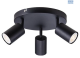 Eurolux Urban Trio Plate S/Light Black GU10 3x5w S532B
