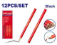 EMTOP Carpenters Pencils 12Pce EMMQ1512