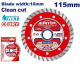 EMTOP Diamond Cutting Disc 115mm Turbo Wet/Dry EDDC031152