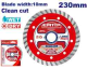 EMTOP Diamond Cutting Disc 230mm Turbo Wet/Dry EDDC032302