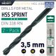 Alpen HSS Sprint Drill Bit 3.5mm 2pc