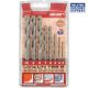 Alpen Masonry Drill Bit Long Life Set 8Pce