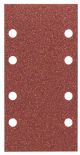 Bosch Sandpaper Velcro 8Holes 93x185mm 80G 10Pc