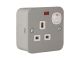 Eurolux Metal Surface Single Socket 13A ES112