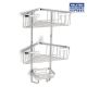 Gelmar Corner Shelf 3 Tier S/Steel 7409