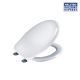 Dutton Toilet Seat Embassy EMWH White SS Hinge