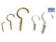 Mackie Cup Hooks 19mm PVC White Pk10 97053121