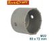 Tork Craft Hollow Core Bit TCT 80 x 72mm M22