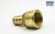 Alpx Swage Connector 15mm Brass YL1003B15