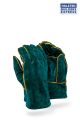 Dromex Gloves Leather 6cm Green WELD/2.5GR