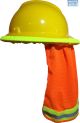 Hard Hat Neck Protector Orange